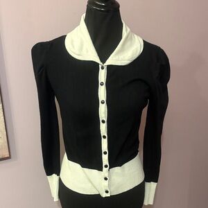 Banned Black and White Women's Cardigan